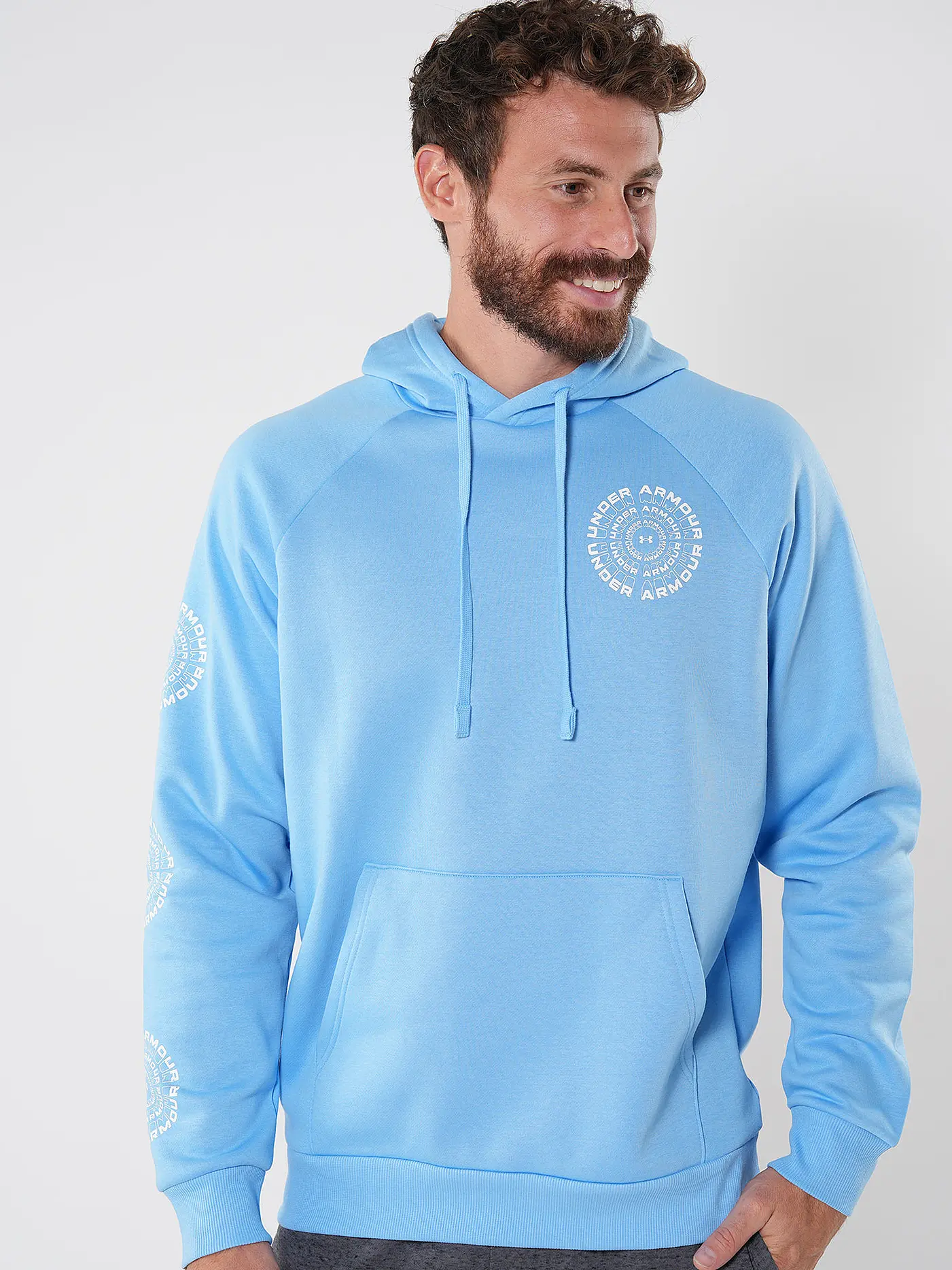 UNDER ARMOUR | Herren Hoodie UA Rival Fleece High Brand Read Logo | 